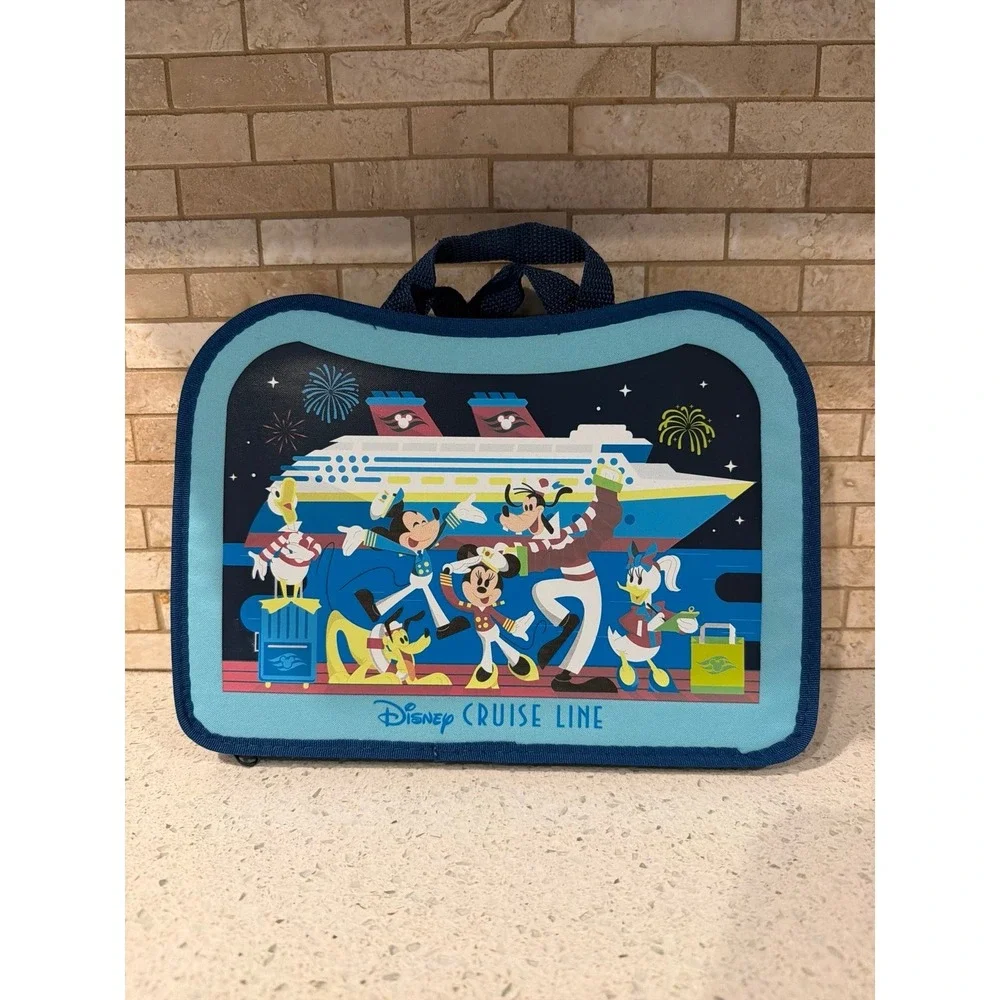 Disney Cruise Line Kids Travel Activity Tote Bag Mickey Minnie‎ Goofy Donald